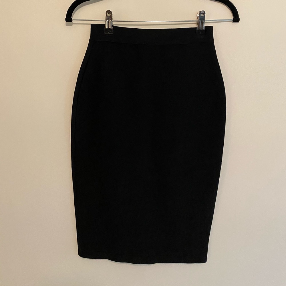 Classic Black Pencil Skirt
